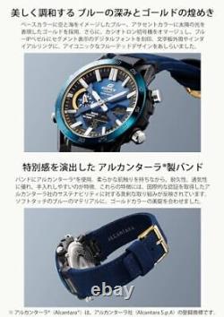 Montre pour hommes CASIO EDIFICE ECB-2000SS-2AJR Camp Climbing Bleu Or 50ème