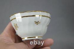 Nouveau motif de la salle 243 Cobalt & Gold Leaf Trio Tea Bowl Coffee Can & Saucer 1795 C