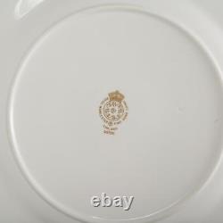 Quatre (4) Vntg. Royal Worcester Aston Cobalt Blue/gold Dinner Plates, 10.75 (c)