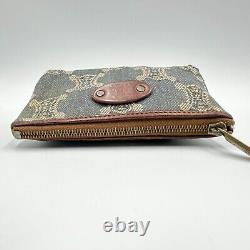 RARE! Pochette Sac à main CÉLINE Paris Macadam en Denim Authentique