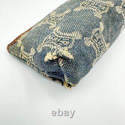 RARE! Pochette Sac à main CÉLINE Paris Macadam en Denim Authentique