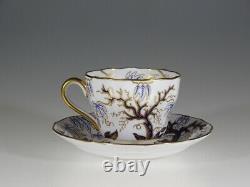 Spode Pour Tiffany & Co. Cobalt Blue Et Gold Tea Cup Et Saucer, Angleterre Vers 1891